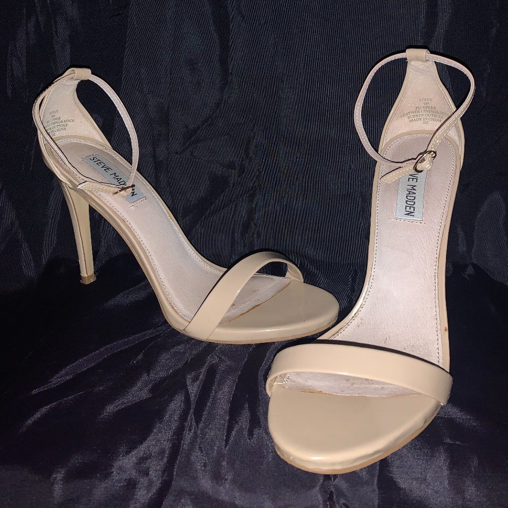 Steve Madden Stecy Blush patent leather sandals, 9